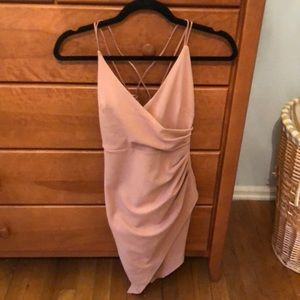 Pink bodycon dress